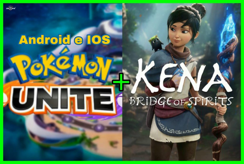 Pokémon unite agora para android e IOS e lançamento de Kena